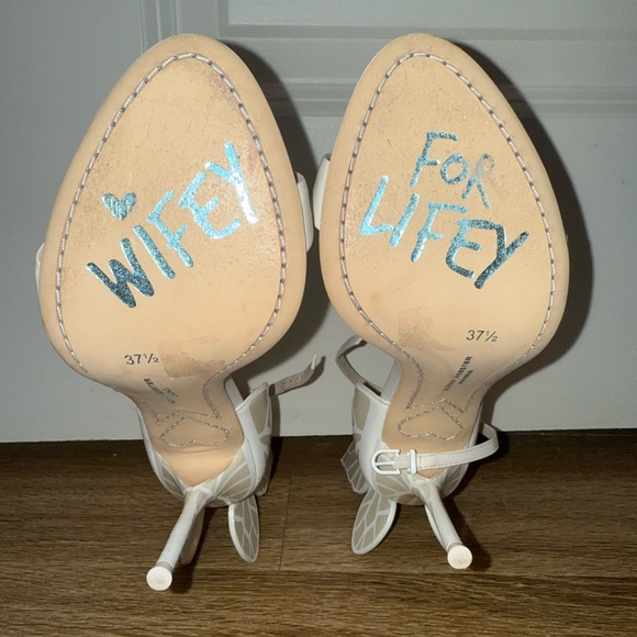 Sophia Webster Wifey for Lifey Butterfly Bridal Heels - Picture 5 of 13